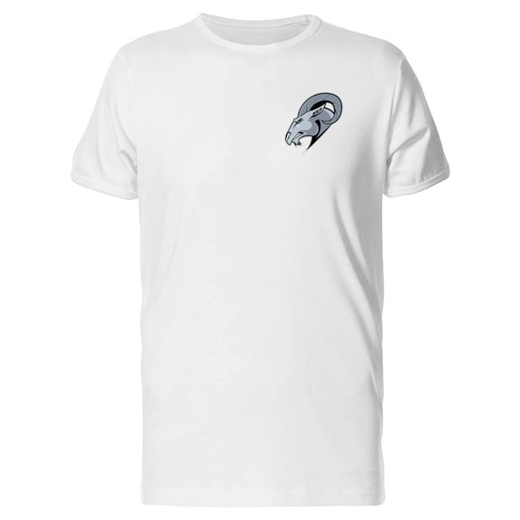 Goat Mascot Pocket Head T-Shirt Men -Image by Shutterstock, Male 4X-Large
