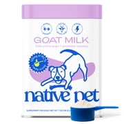 Native Pet Goat Milk for Dogs & Cats, Digestive & Hydration Topper, 7 oz