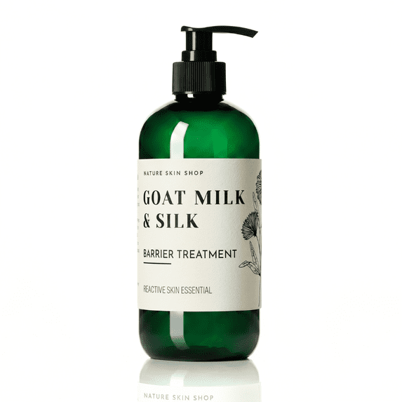 Nature Skin Shop Goat Milk and Shea Body Lotion Deep Hydrating Moisturizer for Dry Sensitive Skin Firming Body Cream (Unscented)