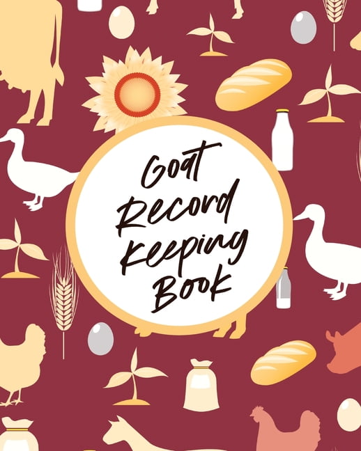 Goat Record Keeping Book Farm Management Log Book 4H and FFA Projects Beef Calving Book