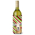 thumbnail image 1 of Goat Red Snowflakes Holiday Christmas  Wine Bottle Hugger, 1 of 2