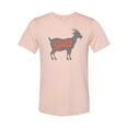 thumbnail image 1 of "Goat Shirt, Goat, Unisex, Soft Bella Canvas, Sublimation, Goat Tee, Gift For Him, Greatest Of All Time, Goat Apparel, Gift For Her, Sports, Peach, MEDIUM", 1 of 1