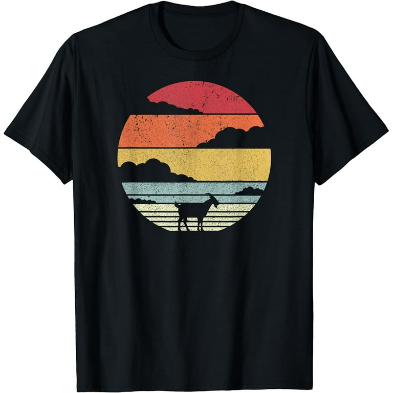 Goat Shirt. Retro Style T-Shirt Goat Shirt. Retro Style T-Shirt