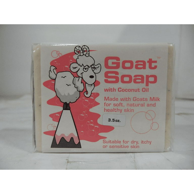Goat Soap Coconut Oil 3.5 oz-Pack of 3