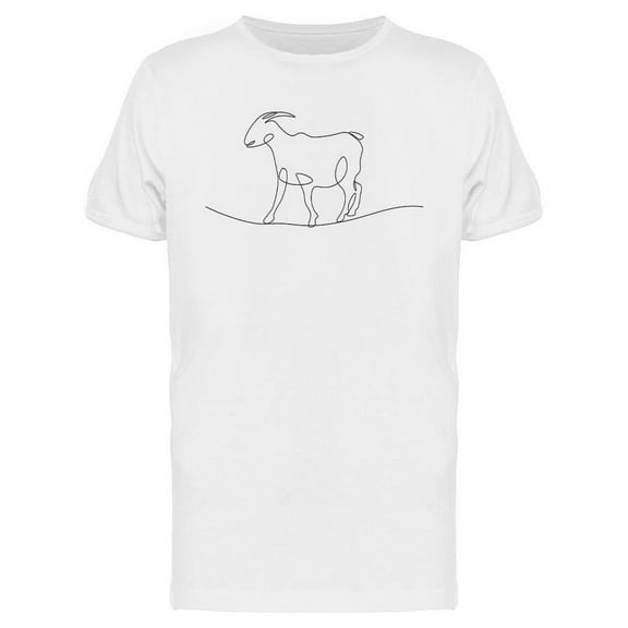 Goat  T-Shirt Men -Image by Shutterstock, Male Large
