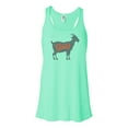 thumbnail image 1 of "Goat Tank, Goat, Racerback, Soft Bella Canvas, Sublimation, Goat Shirt, Greatest Of All Time, Goat Apparel, Gift For Her, Muscle Tank, Mint , LARGE", 1 of 1