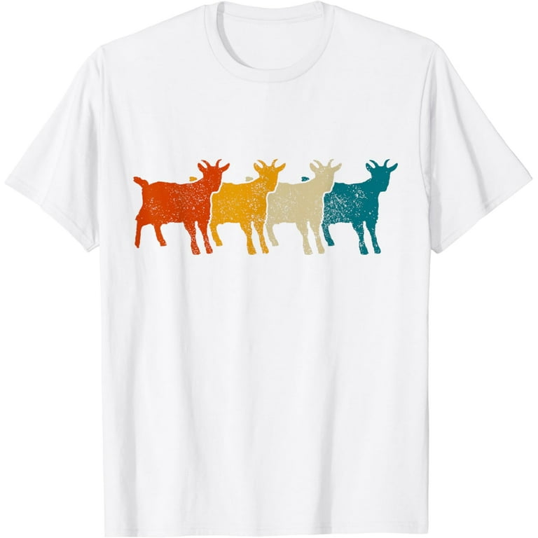Goat Shirt. Retro Style T-Shirt Goat Shirt. Retro Style T-Shirt