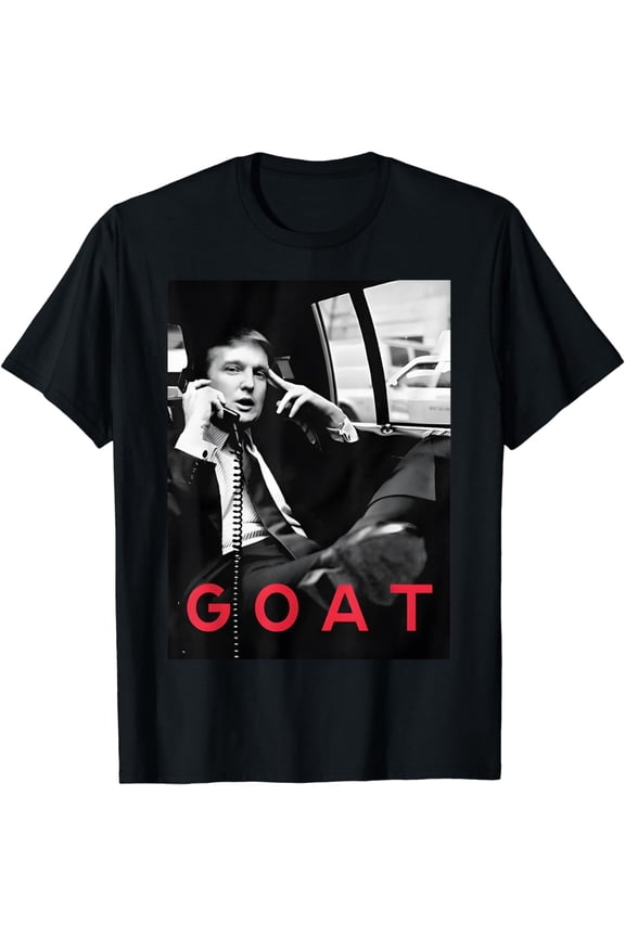 Goat Vote Trump 2024 Funny Support Republican Pro America T-Shirt Graphic T Shirts Men Clothing Streetwear