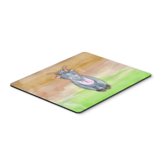 Goat Watercolor Mouse Pad Hot Pad or Trivet