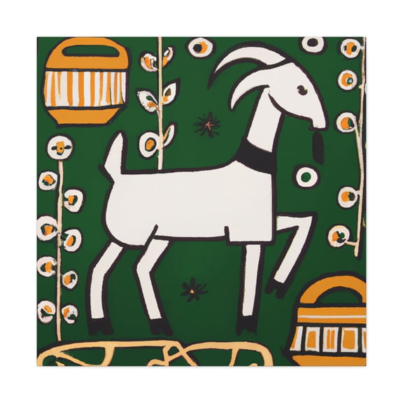 Goat on Pastureland - Canvas