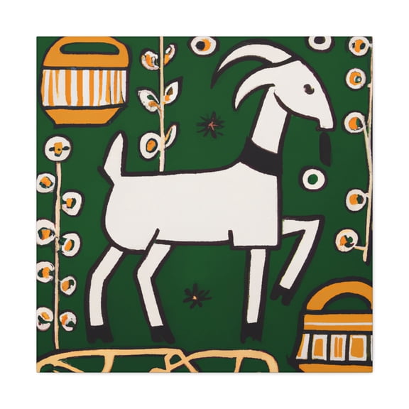 Goat on Pastureland - Canvas