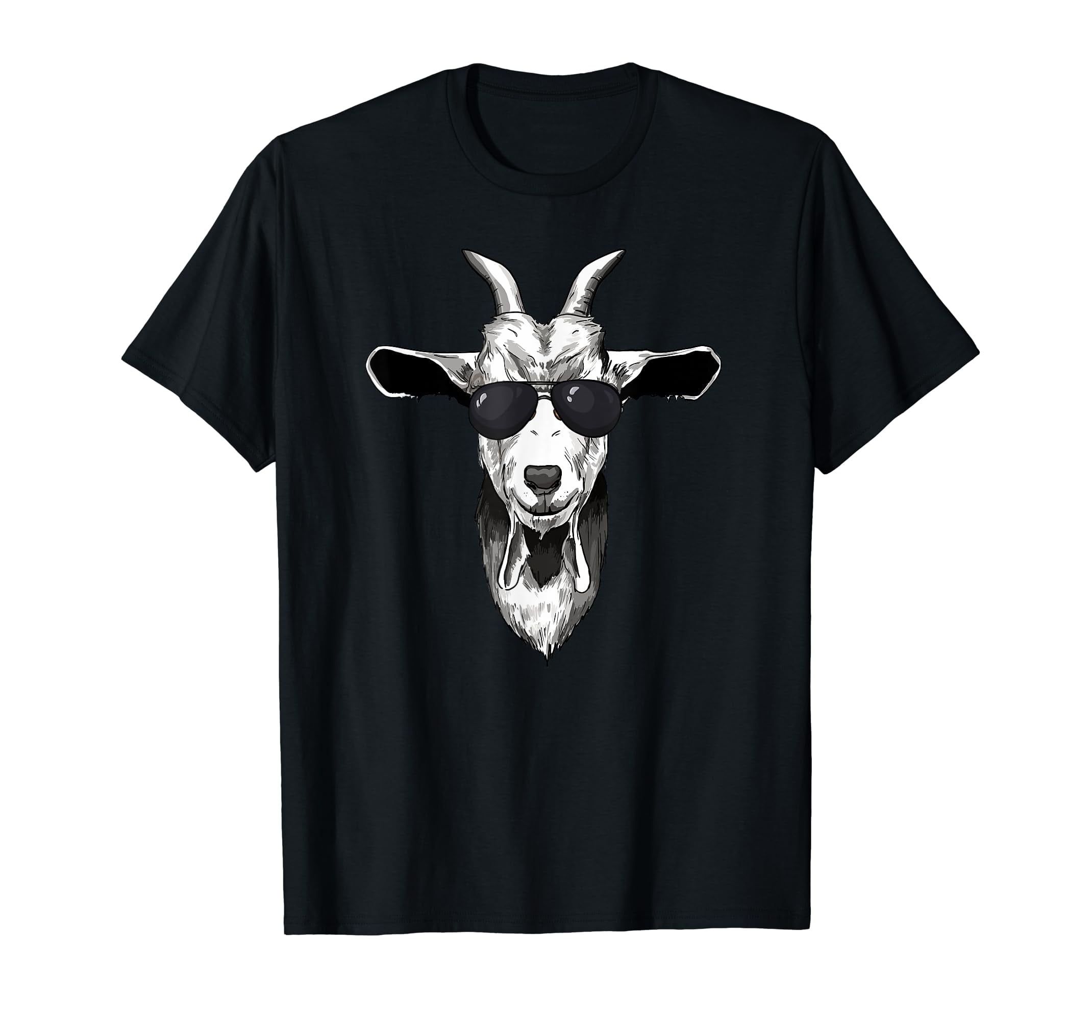 Goat with sunglasses T-Shirt - Walmart.com