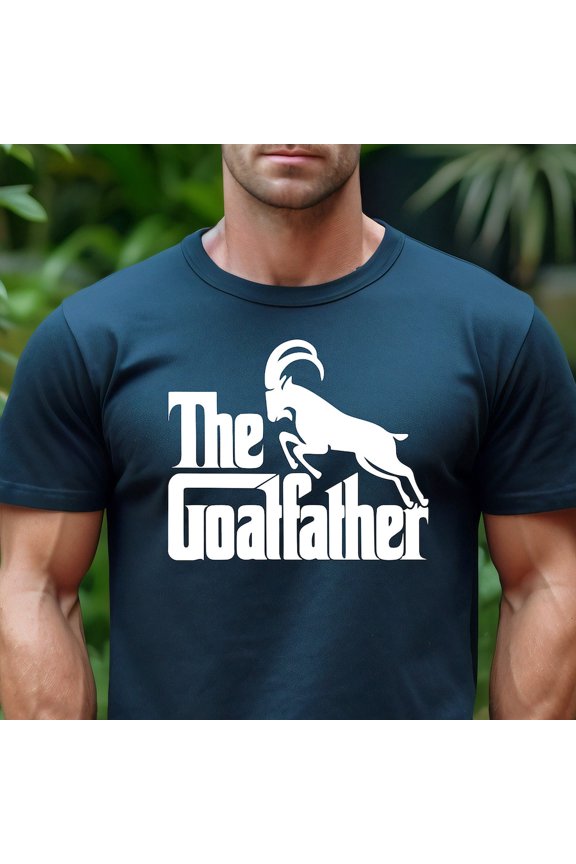 The Goatfather Shirt, Goat Dad Tshirt, Goatfather Gift Shirt, Mens Unisex Tee, Funny Goat Father Shirt, Father'S Day Shirt Unisex S-5Xl Hot Trending Shirt, Vintage Birthday Gift