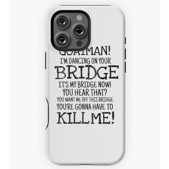 Goatman I'm Dancing On Bridge GA4159 Phone Case for iPhone 11 to 17 Pro Max