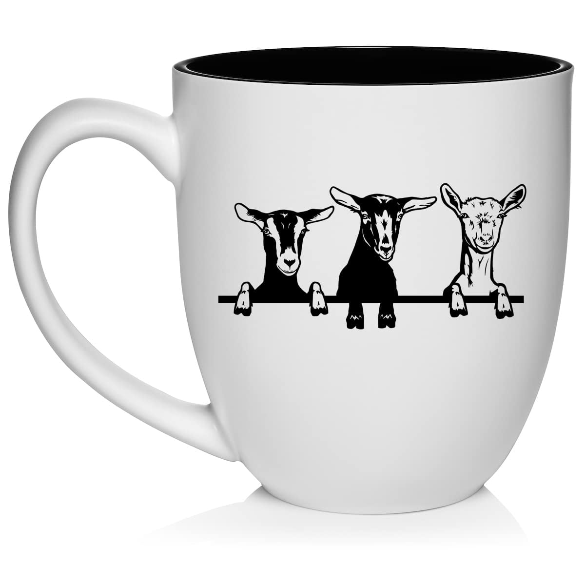 Goats Ceramic Coffee Mug Tea Cup Gift for Her, Him, Friend, Coworker