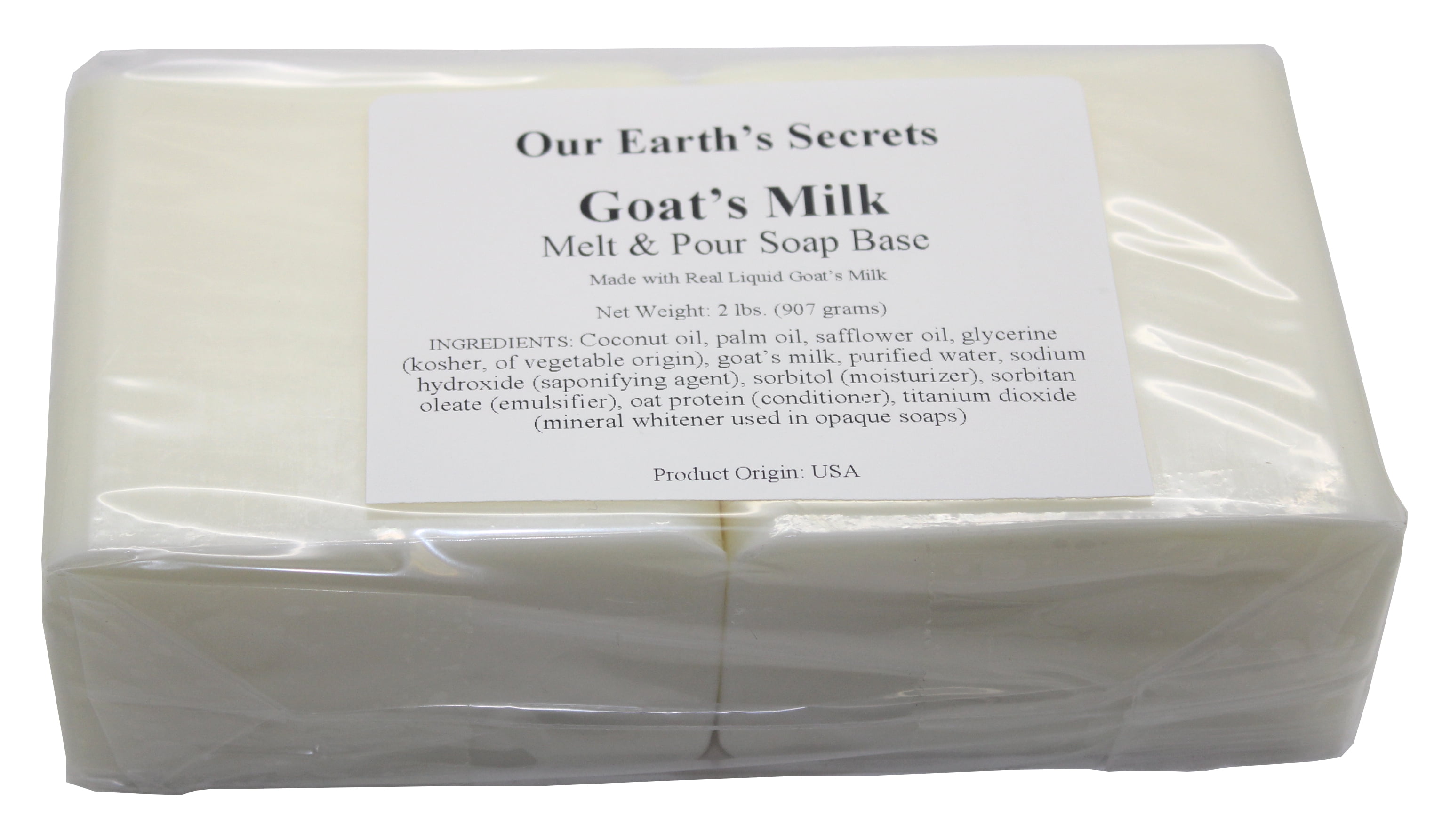 10 LB - GOATS MILK Soap Base by Velona, SLS/SLES free, Melt and Pour
