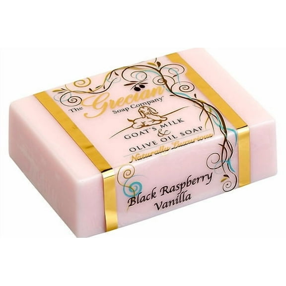Goats Milk Soap Bar - Black Raspberry Vanilla- 3-pack