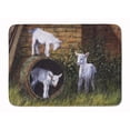 thumbnail image 1 of Goats by Daphne Baxter Machine Washable Memory Foam Mat, 1 of 4
