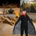 thumbnail image 1 of Goattoy Bloodsucker Costume Set,35.4/55.12in Halloween Bloodsucker Cloak Capes Robes,Unisex Adult Or Kids Stand-Up Collar Witch Capes For Party Cosplay Costumes, 1 of 1