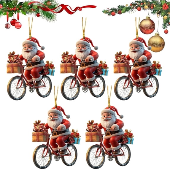 Christmas Tree Ornaments,6PCS Classic Personalized Two Styles of Pendant Sets,Xmas Tree Decor Gift for Indoors Home Party Decor
