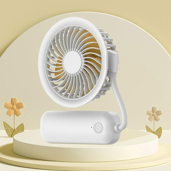 Goattoy Cooling Electric Portable Fan,Rechargeable Summer Mini Fan for Bedroom,Office,Car,Outdoor Activities, Saving Sales,Great for Summer Gifts