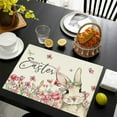 thumbnail image 1 of Goattoy Easter Bunny Table Placemats, Easter Decorations for Indoor Dining Room,Kitchen,Colorful Easter Bunny for Party Supplies,Easter Saving ,Spring Gifts for Kids,Girls,Friends, 1 of 6