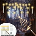thumbnail image 1 of Goattoy Halloween Decorations Floating LED Candles With Sorcery Wand Remote Control Flickering Warm Light No Assembly Required For Indoor Party, 1 of 1