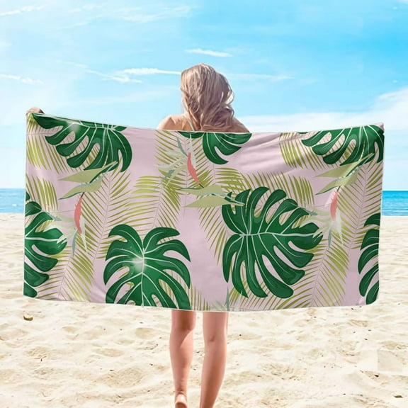 Goattoy Lightweight and Compact Beach Towel,Quick Dry, Comfort for Skin Towel,Clearance Savings!Perfect for Sunbathing, Poolside, and Travel