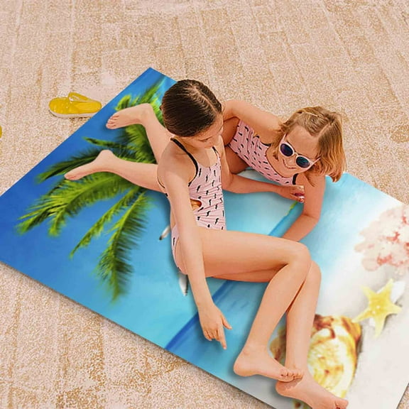 Goattoy Lightweight and Compact Beach Towel,Sand-Resistant, Quick Dry Durable Towel,Clearance Savings!Perfect for Sunbathing, Poolside, and Travel