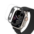 thumbnail image 1 of Goaxuzt Apple Watch Case Compatible for iWatch Ultra 49mm Full Protective Hard PC Watch Protector, Black, 1 of 8