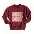thumbnail image 1 of Gobble Gobble Block Distressed - Women's Graphic Sweatshirt, 1 of 15