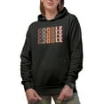 thumbnail image 1 of Gobble, Gobble, Gobble, Gobble Til You Wobble, Thanksgiving Day Merch Gift, Black Hooded Sweatshirt or Hoodie, Small, 1 of 5