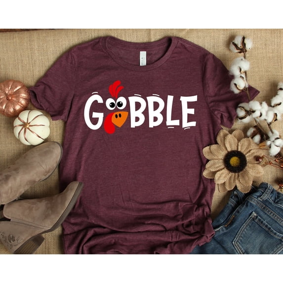 Gobble Gobble Thanksgiving Shirt Thanksgiving t shirt womens family thanksgiving shirts fu
