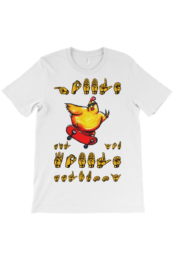 Gobble Til You Wobble Funny Asl, American Sign Language G5823 Unisex T-Shirt, Up to Size 5XL