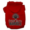 thumbnail image 1 of Thanksgiving Pet, Dog and Cat Hoodie Screen Printed, "Gobble 'Til You Wobble", 1 of 10