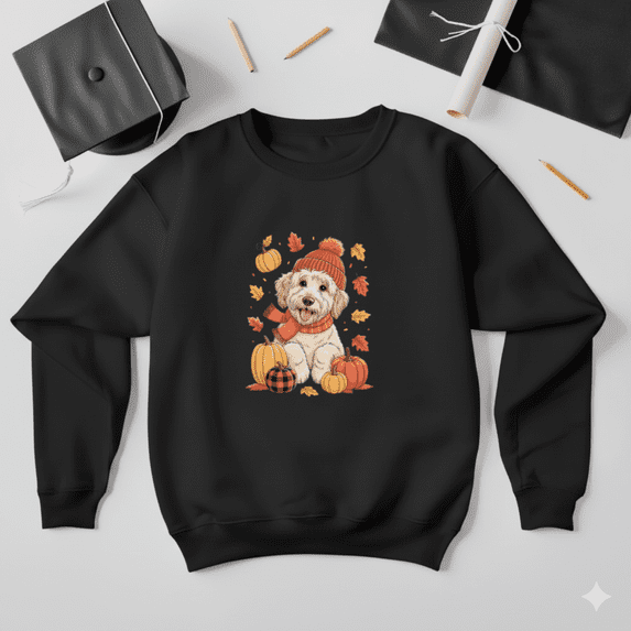 Gobble Till You Wobble Autumn Turkey Feast Funny Thanksgiving Art Sweatshirt, up to size 5XL
