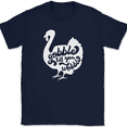 thumbnail image 1 of Gobble Till You Wobble T-Shirt Funny Thanksgiving Food Eat Tee - Navy, S, 1 of 1
