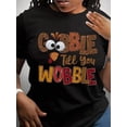 thumbnail image 1 of Gobble Till You Wobble Thanksgiving Shirt Funny Turkey Dinner Tee, 1 of 5