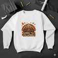 thumbnail image 1 of Gobble Till You Wobble Ugly Thanksgiving Sweater Style Retro Humor Sweatshirt, up to size 5XL, 1 of 2