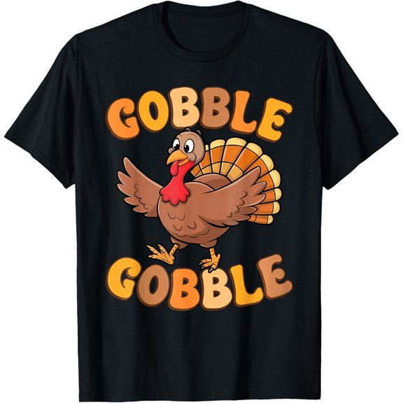 Gobble Turkey Day Thanksgiving Family Turkey Trot 2024 T-Shirt