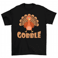 thumbnail image 1 of Gobble Turkey Family Thanksgiving T-Shirt Men Women Fall Tee, 1 of 2