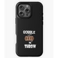 thumbnail image 1 of Gobble n Throw Thanksgiving Football Phone Case for iPhone 16 15 14 13 12 11 Pro Max Cool Aesthetic Phone M97, 1 of 2