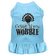 thumbnail image 1 of Thanksgiving Pet Dog  Cat Dress Screen Printed, "Gobble Til You Wobble", 1 of 11