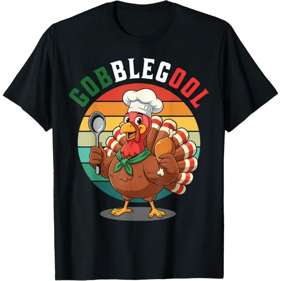 Gobblegool Italian Turkey Day T Shirt Size S-5XL