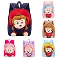 thumbnail image 1 of GobdXE Back To School Unisex Student Detachable Plush Monkey Doll Mini Backpack Love Heart Embroidery Front Pocket Water Resistant Daypack Size:One Size, 1 of 4
