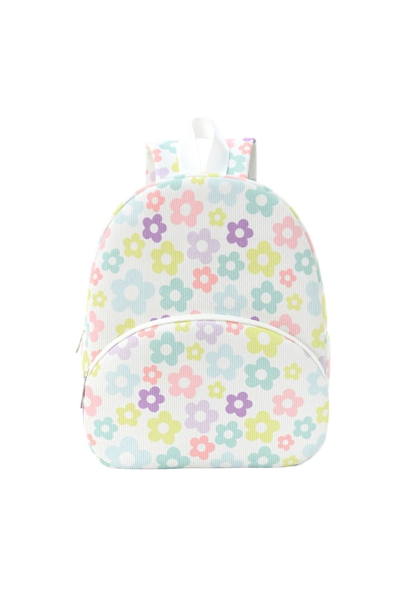 GobdXE Back To School Student Floral Print Daypack Large Single Main Zipper Compartment Unisex Mini Backpack Size:One Size