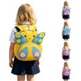thumbnail image 1 of GobdXE Back To School Unisex Student 3D Butterfly Cartoon Mini Backpack Dual Zipper Pocket Lightweight Daypack Size:One Size, 1 of 5