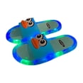 thumbnail image 1 of GobdXE Kids Cartoon Duck LED Light Up Slides Non Slip Transparent Glow Sole Summer Shower Slippers Size:4-4.5 Years, 1 of 5