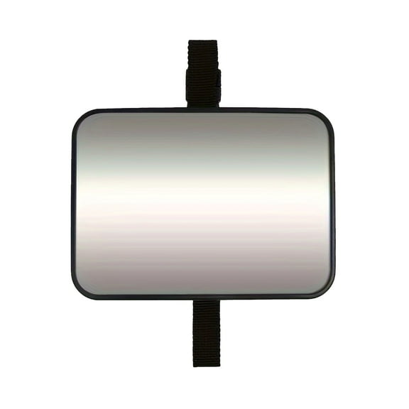 Gobehebe Car Mirror With Extra Wide View, Safety Car Seat Mirror For Rear Facing With 360 Rotation, Led Night Light, Wide Crystal Clear View, Shatterproof Black