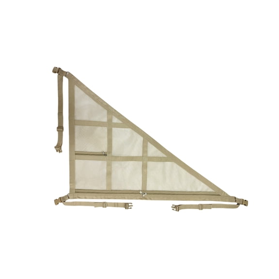 Gobehebe Expandable Black Car Ceiling Cargo Net –Double-Layer Mesh Roof Storage Organizer, High Load-Bearing, Sag-Resistant Design For Suvs, Trucks, Road Trips Beige